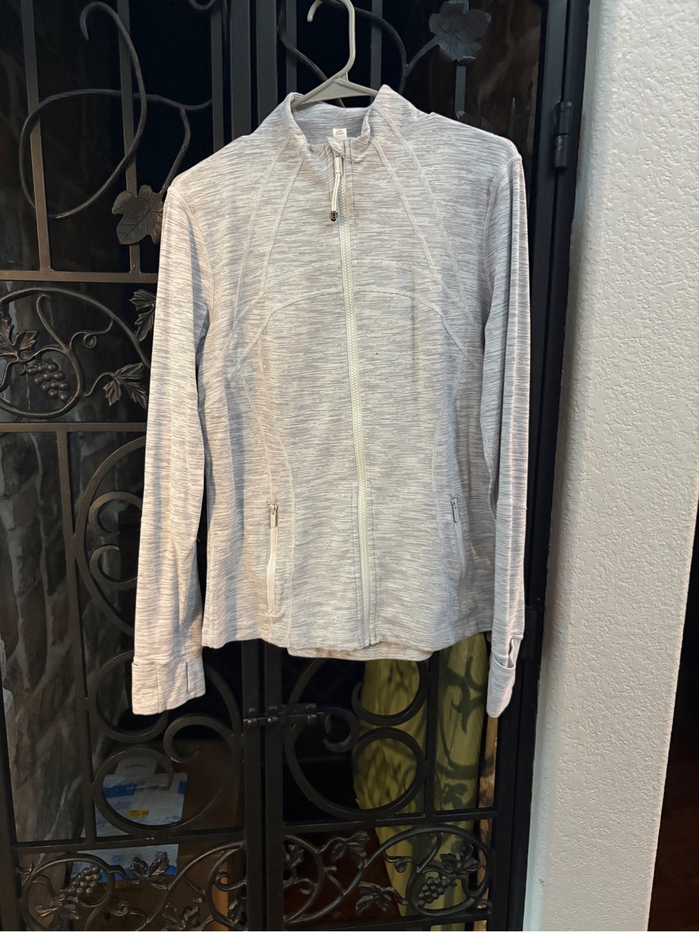 lululemon athletica Light Gray Heather Full-Zip Utility Jacket